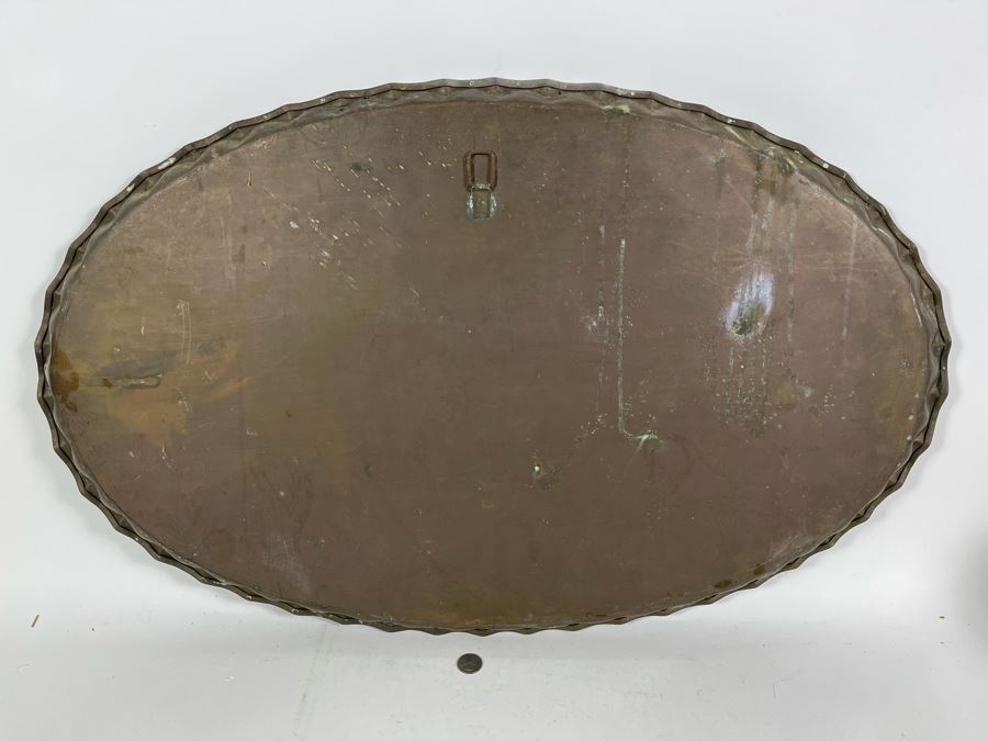Large Etched Copper Tray 34 X 21 [Photo 6]