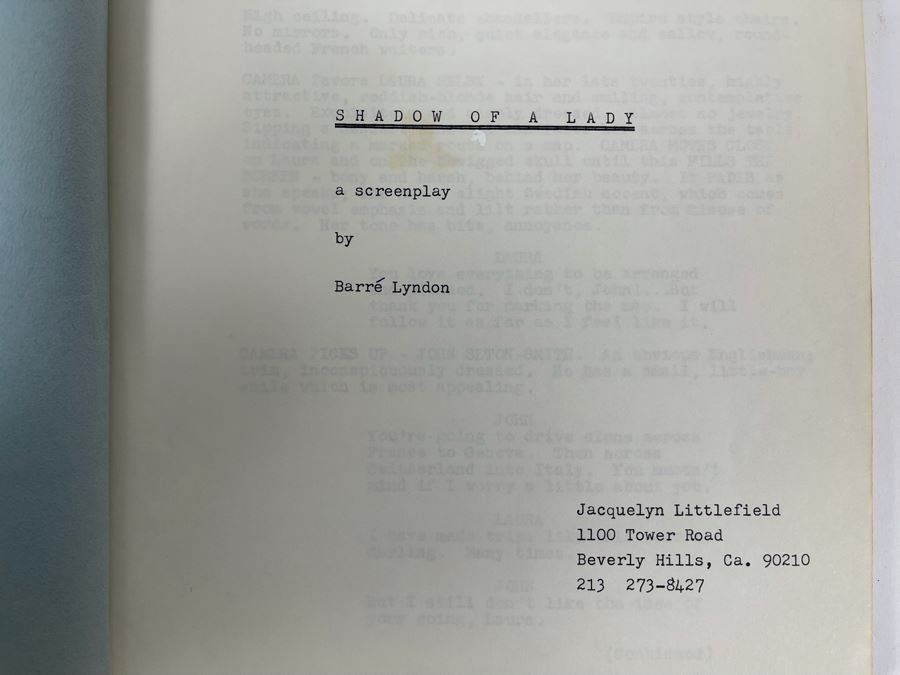 Four Movie Play Scripts [Photo 11]
