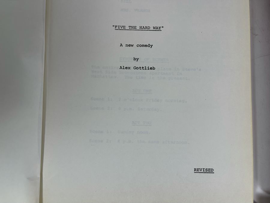 Four Movie Play Scripts [Photo 3]