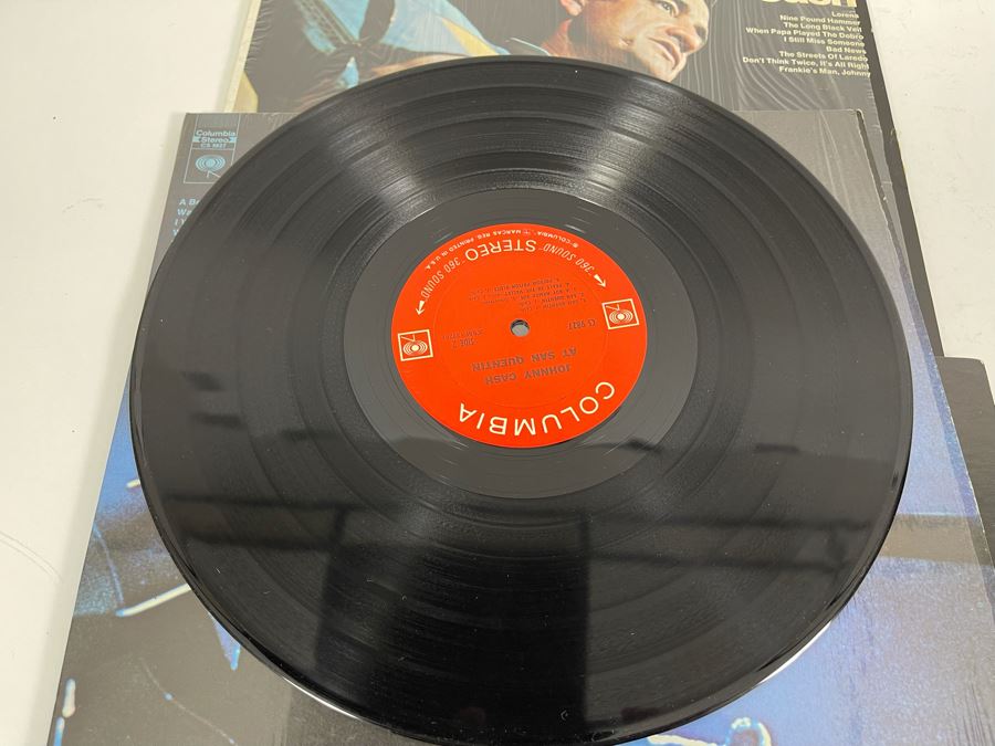 Three Johnny Cash Vinyl Record Albums [Photo 5]