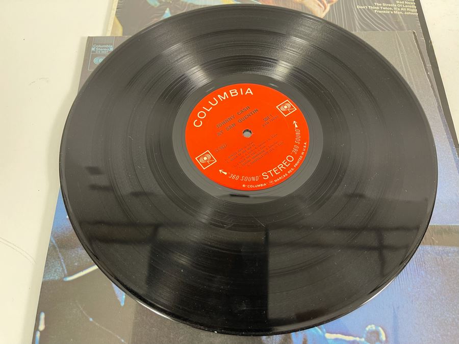 Three Johnny Cash Vinyl Record Albums [Photo 6]
