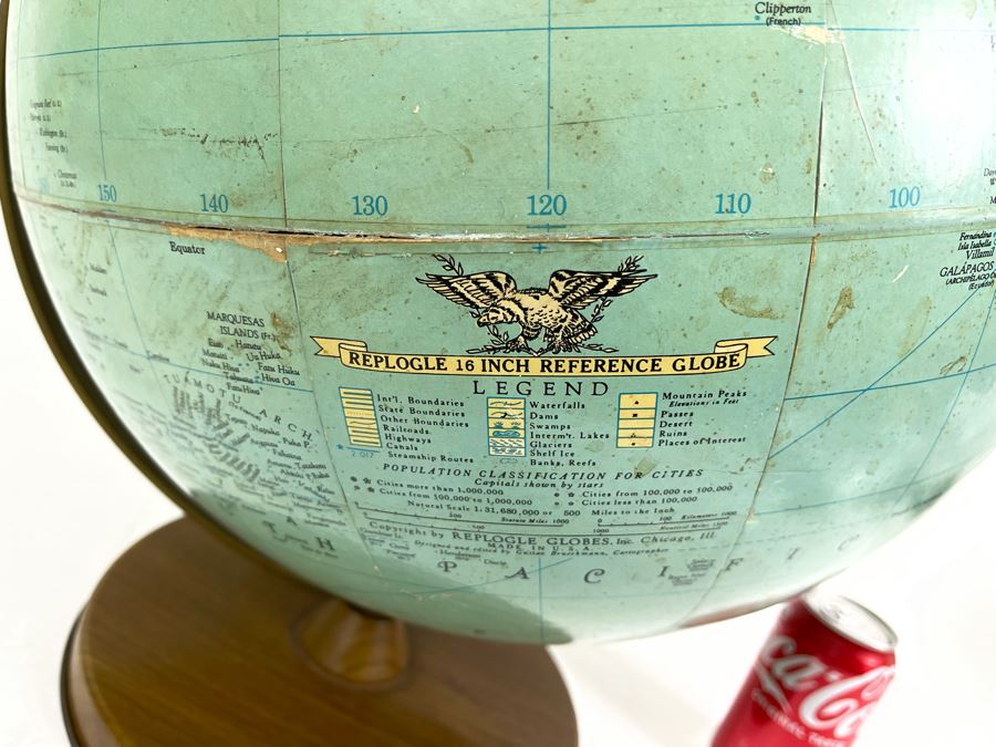 Vintage 16' Replogle Reference Globe [Photo 7]