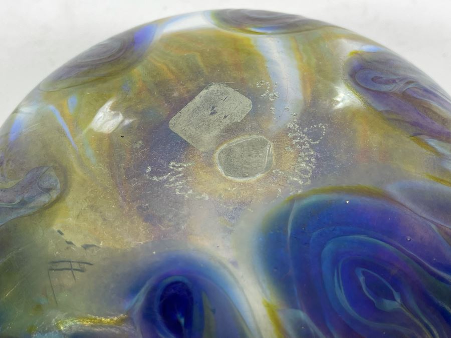 Signed Ivan Adaniya Studio Art Glass Vase 1996 [Photo 8]