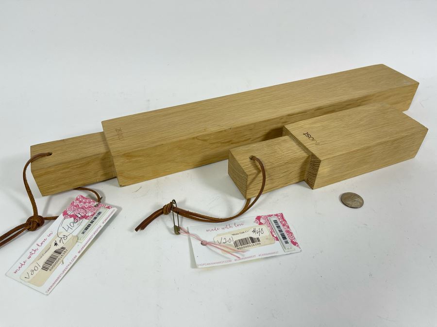 Pair Of White Oak Plank Cutting Boards Retails $110 [Photo 2]