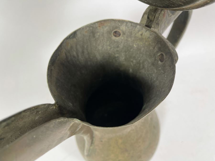 Signed Antique Middle Eastern Dallah Arabic Coffee Pot [Photo 12]