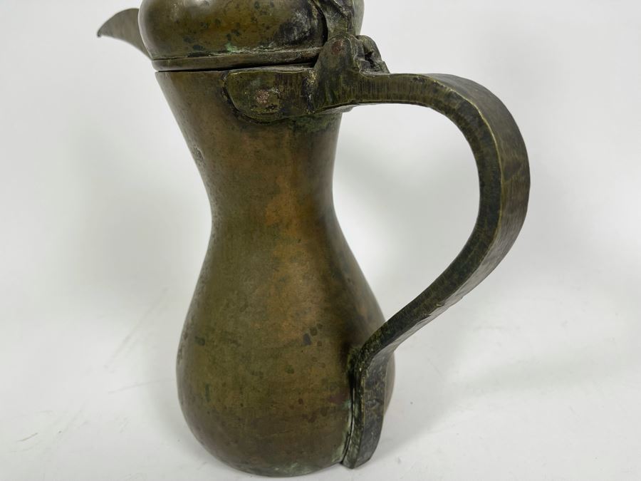 Signed Antique Middle Eastern Dallah Arabic Coffee Pot [Photo 18]