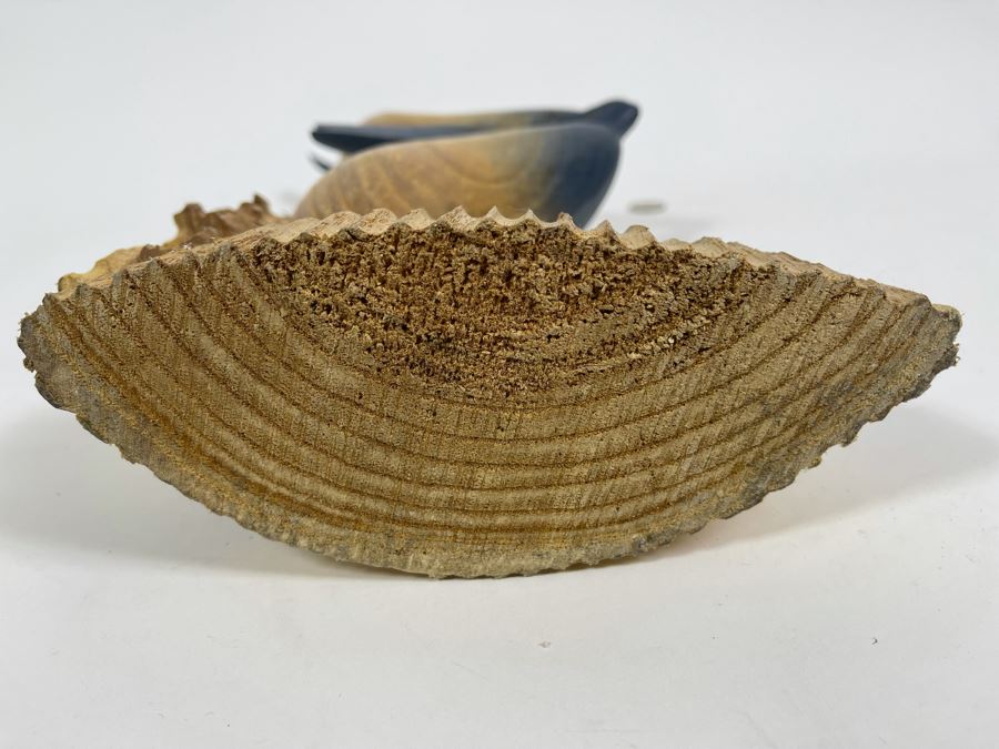 Carved Wooden Dolphin Sculpture 7.5W X 3D X 18.5H [Photo 8]