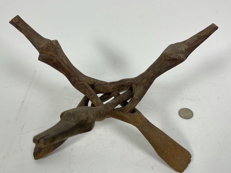 Organic White Coral With Wooden Stand 11W X 7H [Photo 13]