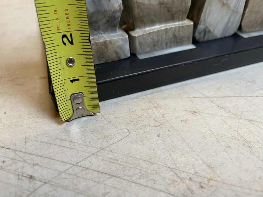 Hand Carved Marble Chess Pieces With Marble Board 16.5W X 16.5D X .75H [Photo 15]