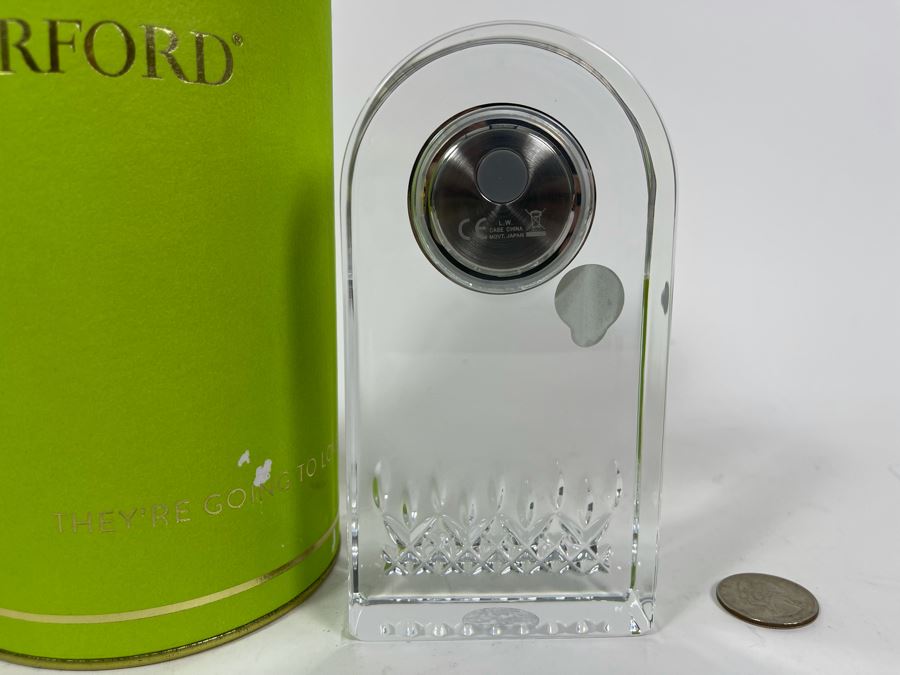 New Waterford Crystal Clock With Box Retails $175 [Photo 6]