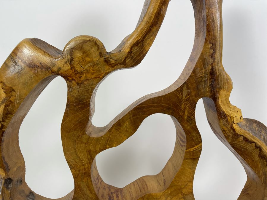 Organic Wooden Tree Trunk Sculpture 17W X 26H [Photo 5]