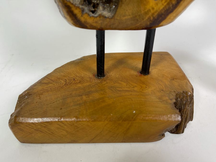 Organic Wooden Tree Trunk Sculpture 17W X 26H [Photo 4]