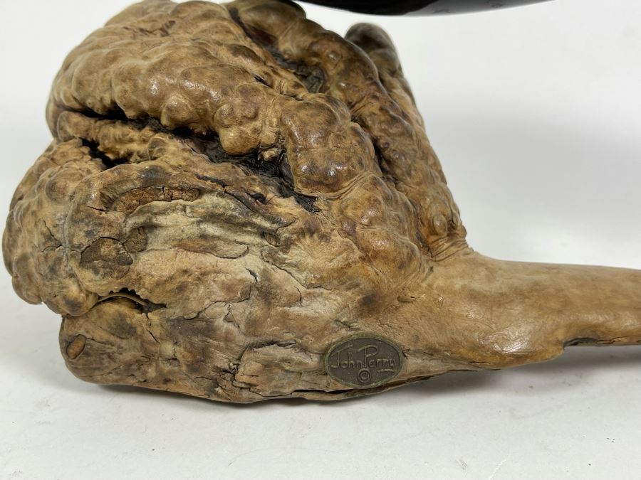 John Perry Whale Sculpture On Burlwood Base 12W X 6D X 8H [Photo 5]