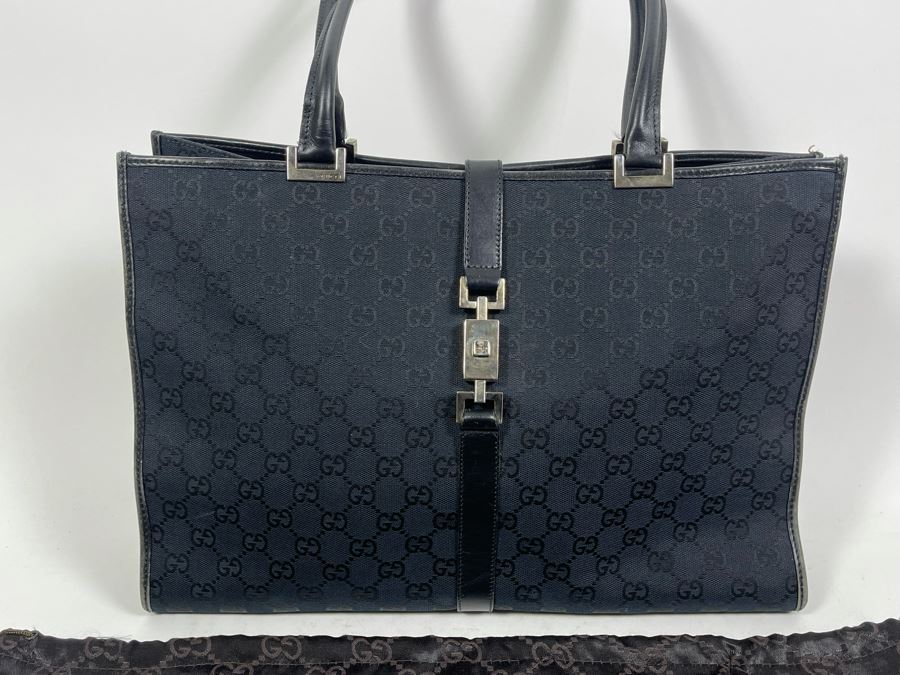 Authentic GUCCI Handbag With Dust Cover 15W X 10H