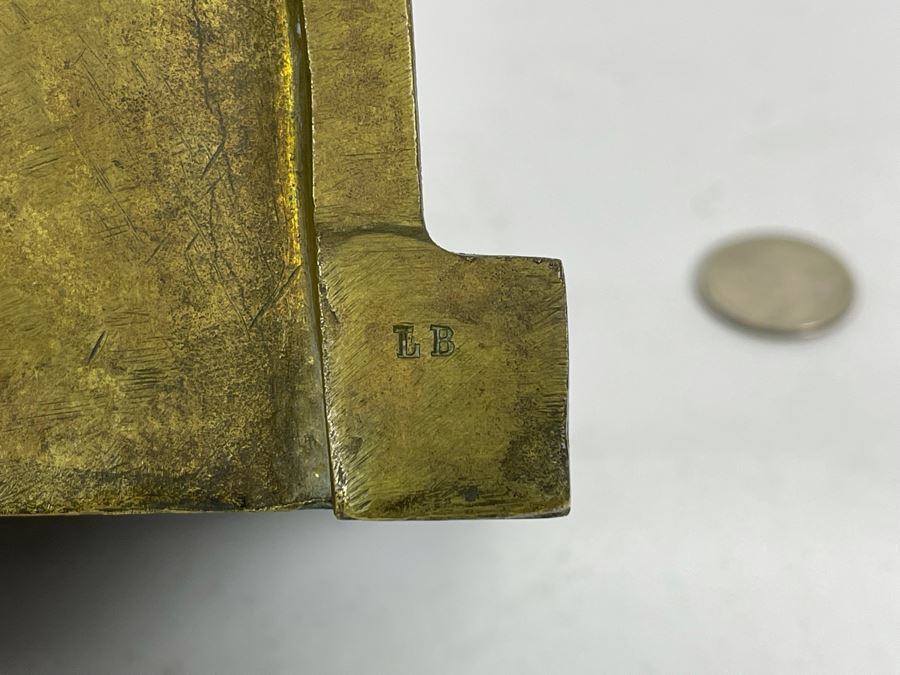 Juan Clara Ayats (1875-1958) Antique Signed Bronze Sculpture Of Seated Boy Stamped LB 13 5.5W X 4.5D X 9H [Photo 18]