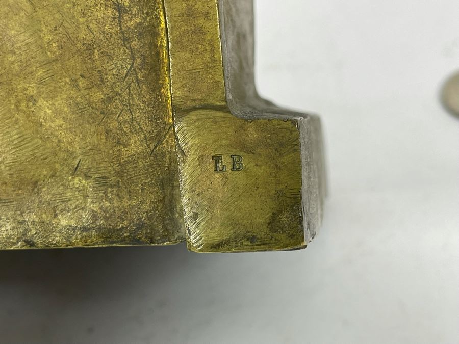 Juan Clara Ayats (1875-1958) Antique Signed Bronze Sculpture Of Seated Boy Stamped LB 13 5.5W X 4.5D X 9H [Photo 17]