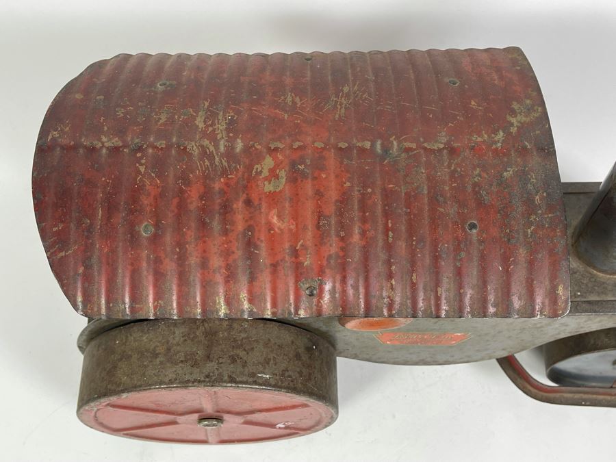Vintage Keystone Ride ‘Em Steam Roller Child’s Toy Mfg By Keystone Mfg Co Boston, MA 19.5W X 8.5D X 14H [Photo 9]