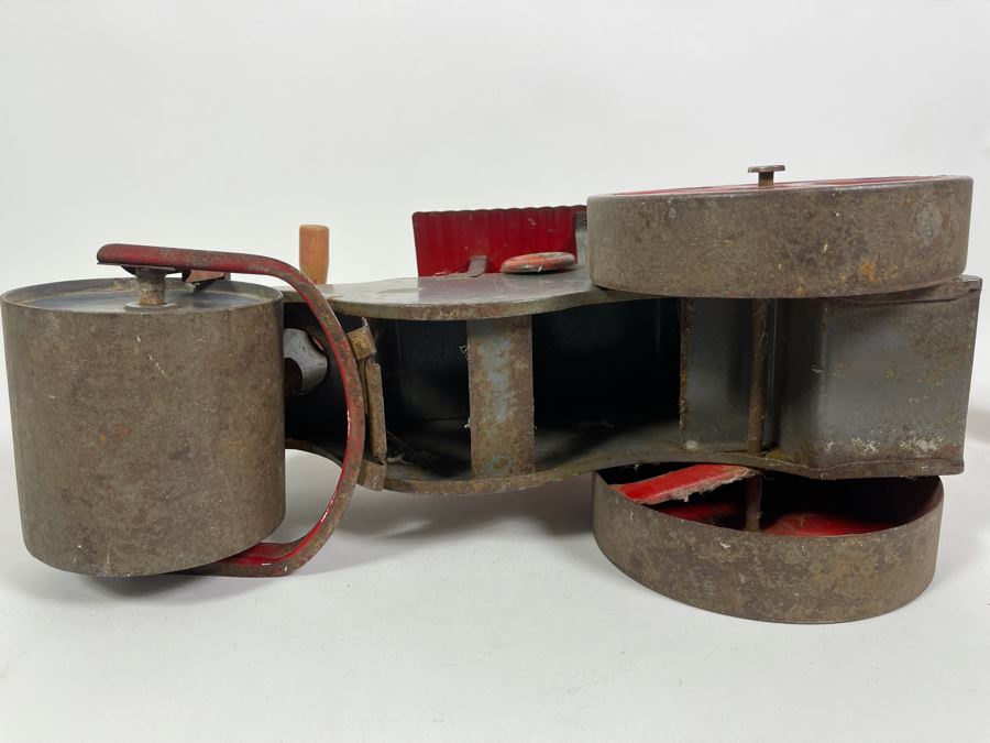 Vintage Keystone Ride ‘Em Steam Roller Child’s Toy Mfg By Keystone Mfg Co Boston, MA 19.5W X 8.5D X 14H [Photo 17]