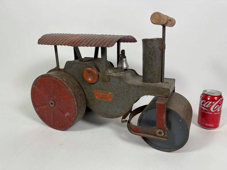 Vintage Keystone Ride ‘Em Steam Roller Child’s Toy Mfg By Keystone Mfg Co Boston, MA 19.5W X 8.5D X 14H [Photo 11]