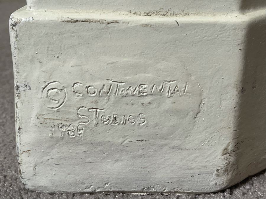 Pair Of Unusual Conversation Piece Fiberglass Armchairs Signed Continental Studios 1984 25W X 24D X 31H [Photo 13]