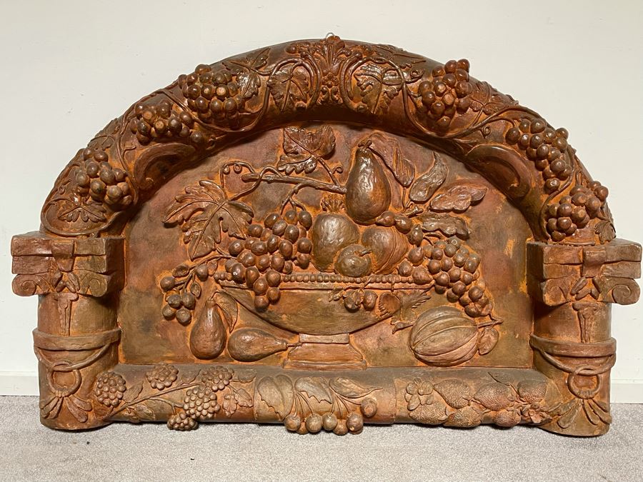 Large Decorative Relief Foam Fruit / Grapevines Archway Kitchen Wall Decor 48W X 6D X 32H [Photo 5]