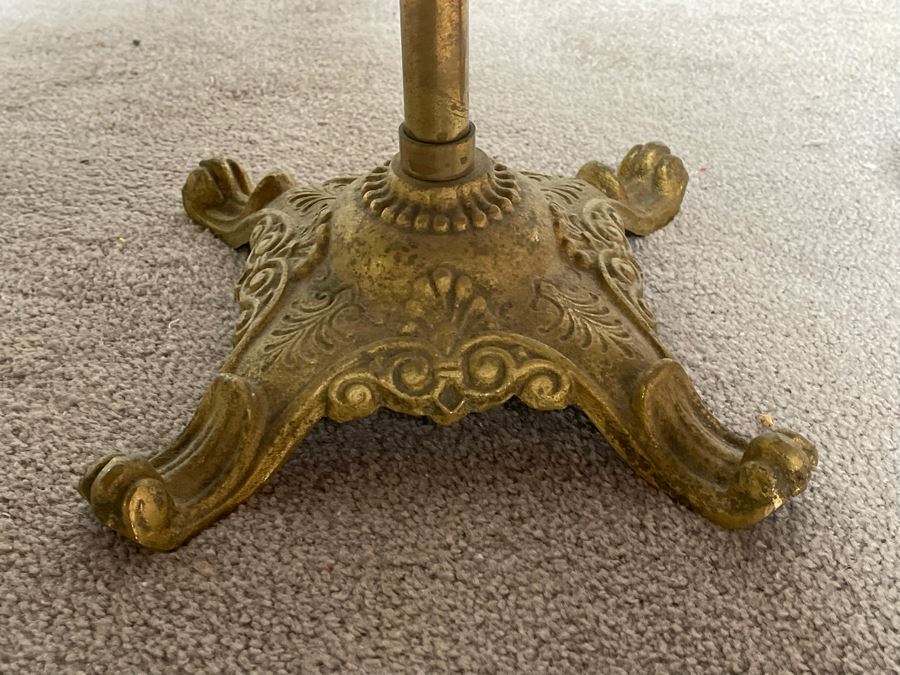 Standing Brass And Copper Lion Weather Vane 31W X 57H [Photo 7]