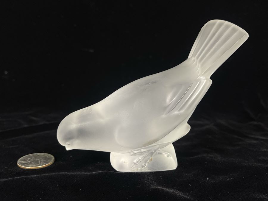 Lalique France Crystal Bird Figurine 4H [Photo 4]