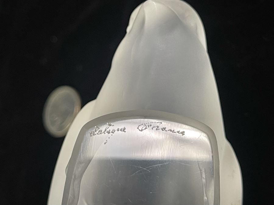 Lalique France Crystal Bird Figurine 4H [Photo 6]