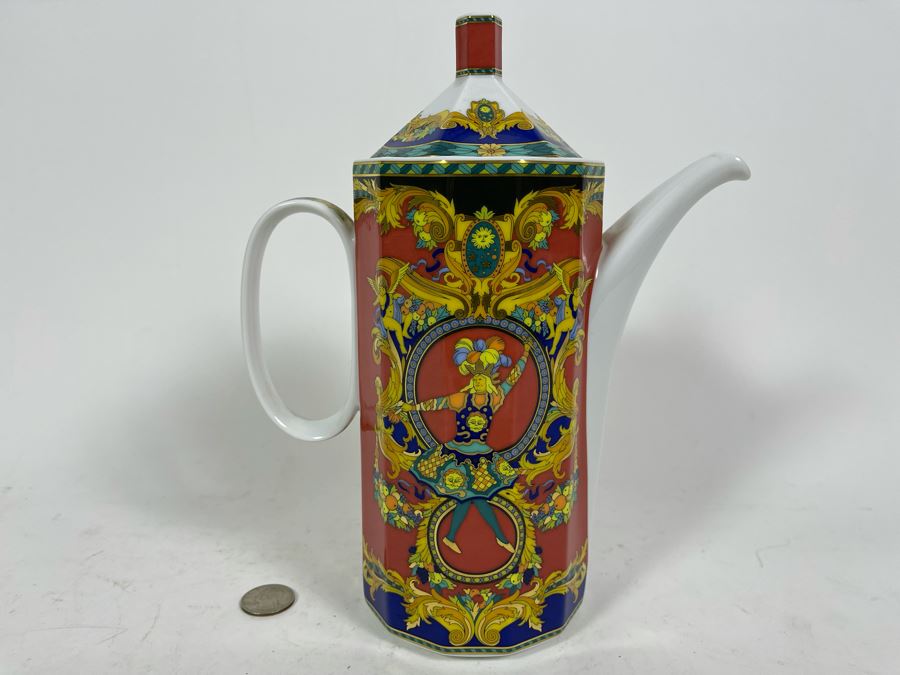 Versace Rosenthal Coffee Pot Le Roi Soleil 10H [Photo 8]