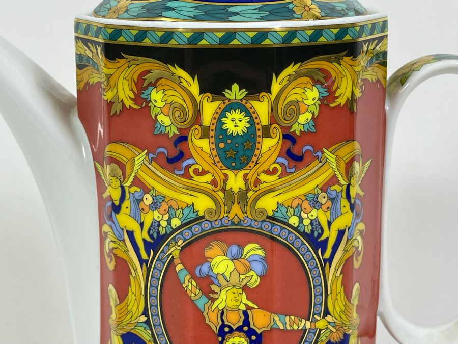 Versace Rosenthal Coffee Pot Le Roi Soleil 10H [Photo 5]
