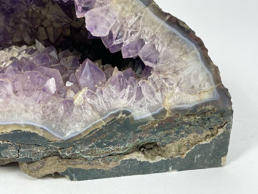 Large Amethyst Geode Organic Sculpture 12.5W X 8D X 9.5H [Photo 10]