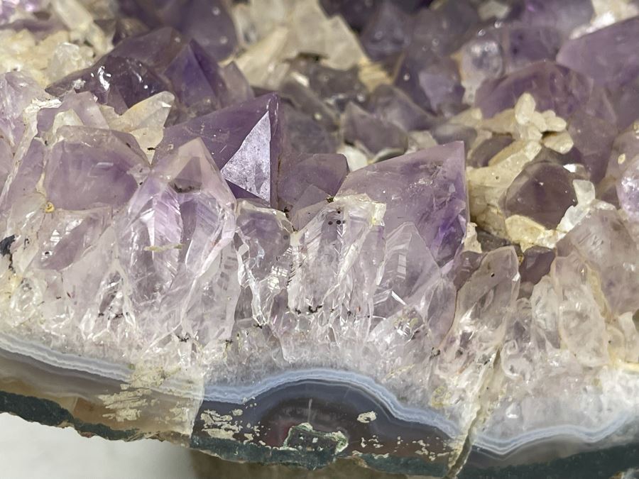 Large Amethyst Geode Organic Sculpture 12.5W X 8D X 9.5H [Photo 13]