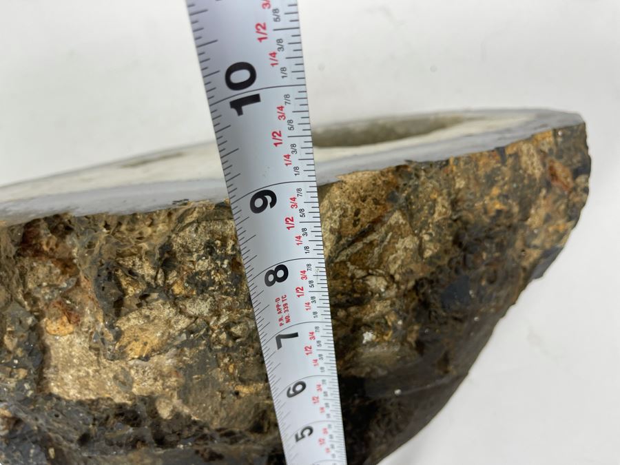 Large Polished Agate Geode Half 12W X 9D X 8H [Photo 19]