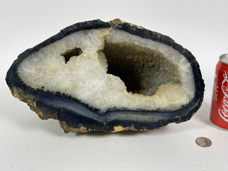 Large Polished Agate Geode Half 12W X 9D X 8H [Photo 2]
