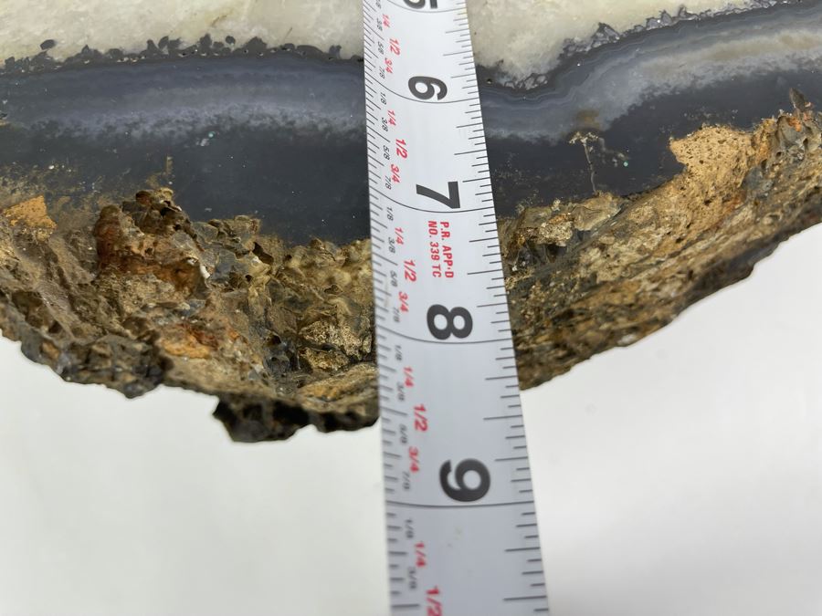 Large Polished Agate Geode Half 12W X 9D X 8H [Photo 20]