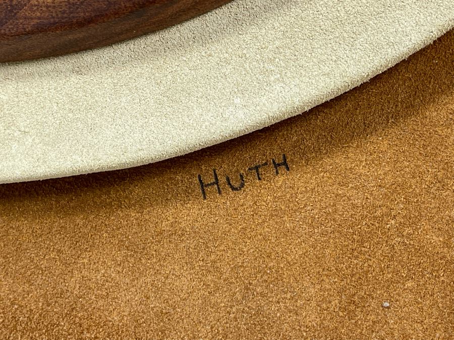 Mid-Century Relief Carved Wall Sculpture Of Woman's Head With Roots Signed Huth 19.5 X 19.5 [Photo 9]