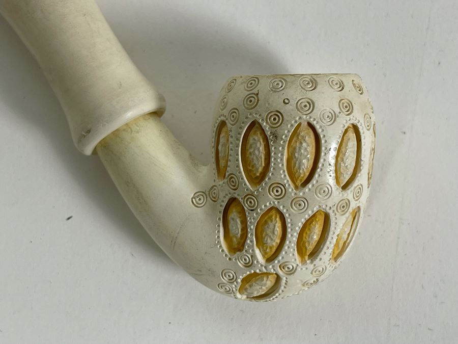 Vintage Carved Meerschaum Smoking Pipe 15L [Photo 5]