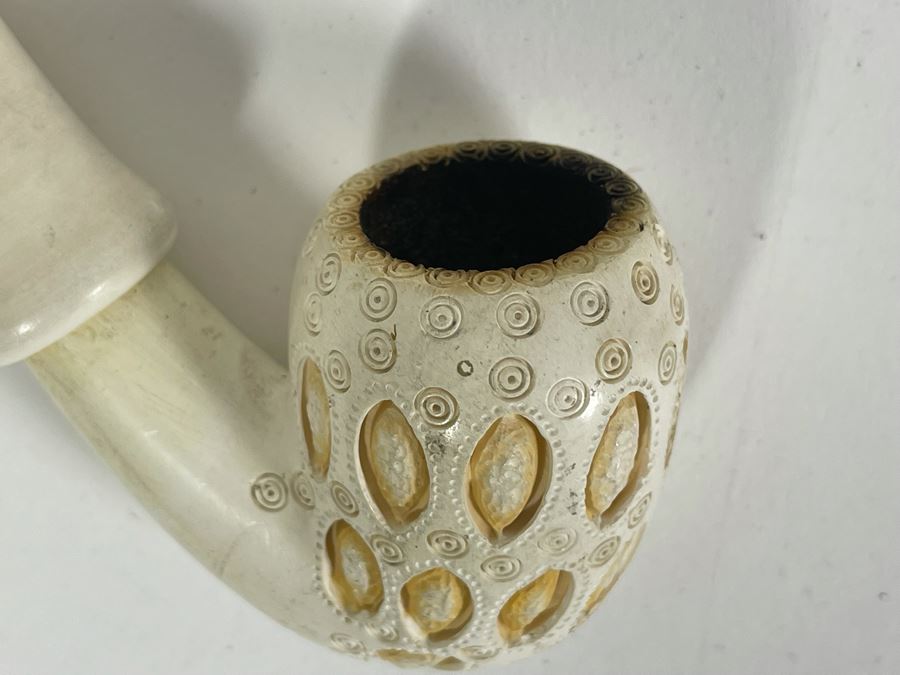 Vintage Carved Meerschaum Smoking Pipe 15L [Photo 7]