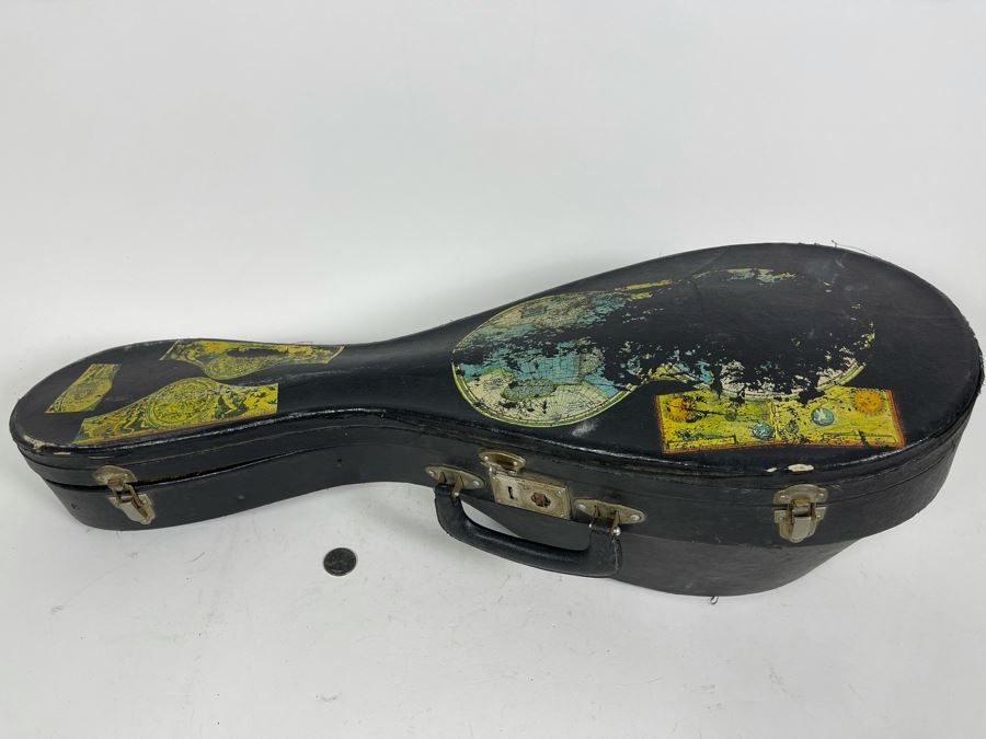 Vintage La Valenciana Bowl Back Mandolin With Case [Photo 5]