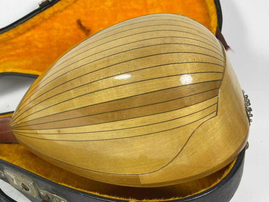 Vintage La Valenciana Bowl Back Mandolin With Case [Photo 2]