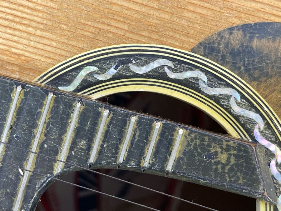 Vintage La Valenciana Bowl Back Mandolin With Case [Photo 14]