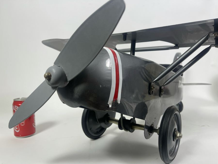 Metal Airplane Child's Push Toy 28W X 33D X 12H [Photo 7]