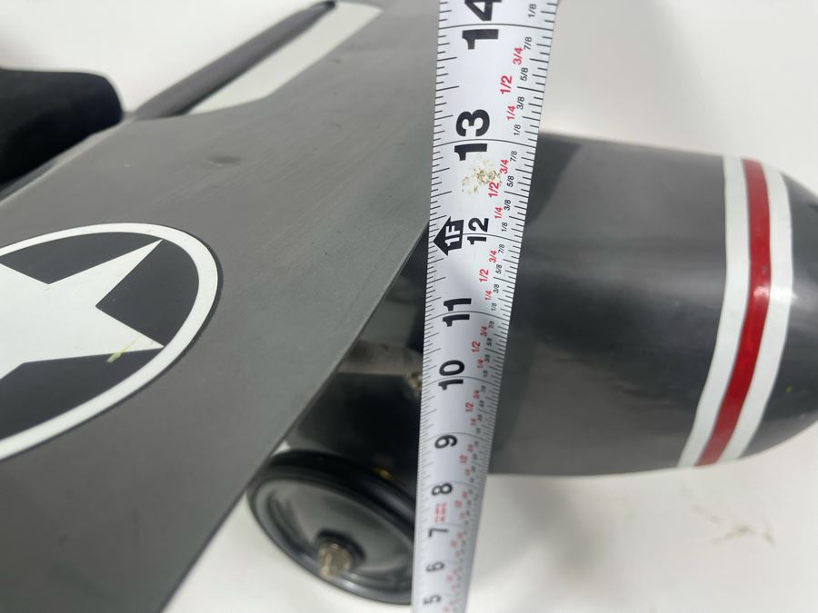 Metal Airplane Child's Push Toy 28W X 33D X 12H [Photo 11]