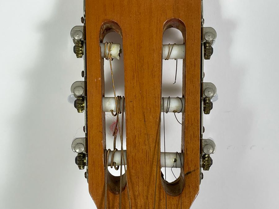 Custom Jose Lopez Uribe Acoustical Guitar (Note That One Of THe Tuning Pegs Needs Repair) [Photo 8]