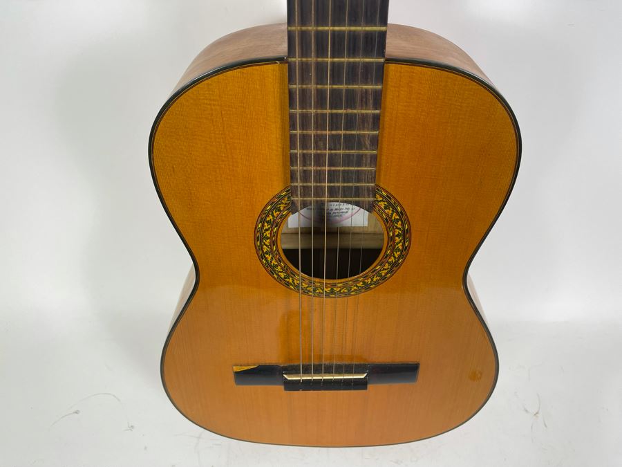 Custom Jose Lopez Uribe Acoustical Guitar (Note That One Of THe Tuning Pegs Needs Repair) [Photo 4]