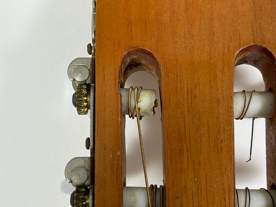 Custom Jose Lopez Uribe Acoustical Guitar (Note That One Of THe Tuning Pegs Needs Repair) [Photo 9]