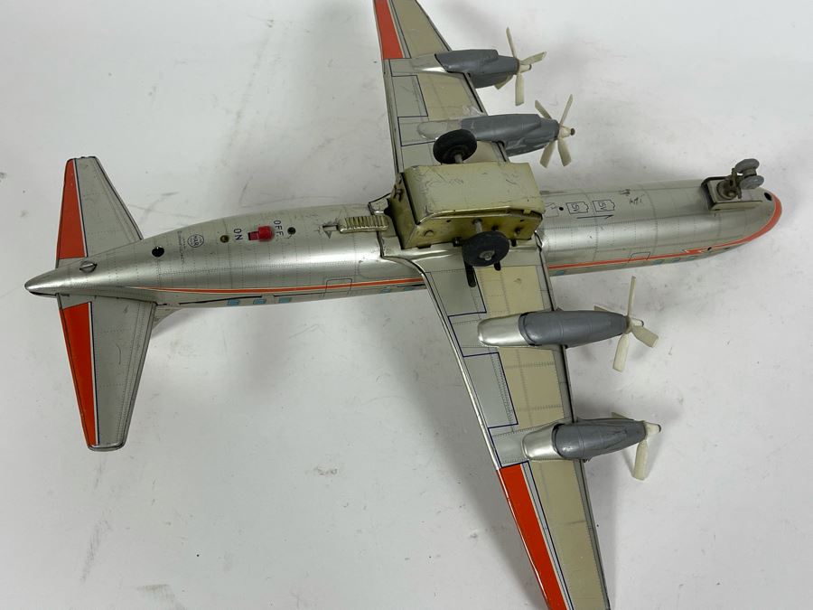 Line Mar Toys Japan American Airlines Tin Plane Toy Battery Powered Untested 15L [Photo 10]