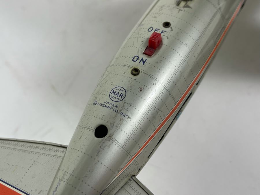 Line Mar Toys Japan American Airlines Tin Plane Toy Battery Powered Untested 15L [Photo 11]