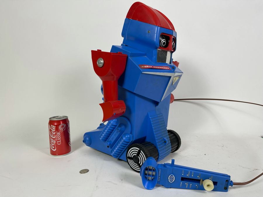 Mid-Century Robot Commando Remote Control Toy From Ideal Toy Corp Battery Powered Untested 14W X 11D X 20H [Photo 9]