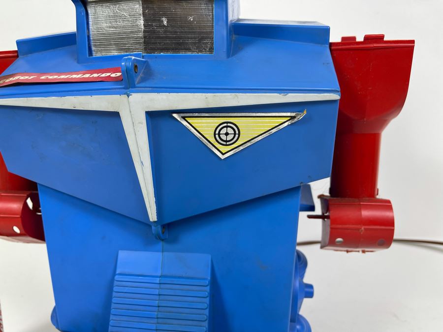 Mid-Century Robot Commando Remote Control Toy From Ideal Toy Corp Battery Powered Untested 14W X 11D X 20H [Photo 7]